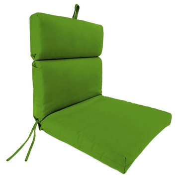 Outdoor French Edge Chair Cushion, Green color