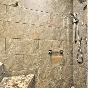 Jennings Street West Lafayette Contemporary Bathroom Remodel