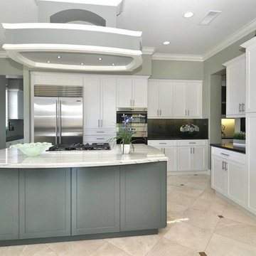 Kitchen: Shaker Sarasota Chalk White Silk