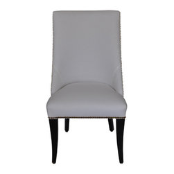 White Robert Allen Sail Cloth & Raffia Desk Chair - Products