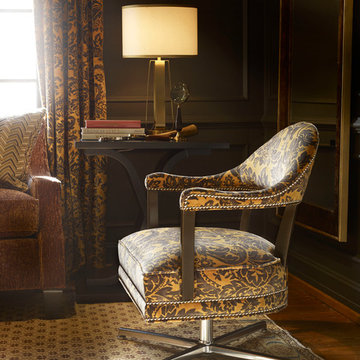 J Banks Collection: A Line of Chic Transitional Upholstery and Casegoods