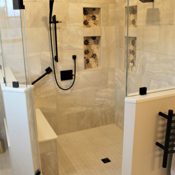 Montgomery County bathroom & family room home renovation in Potomac, MD