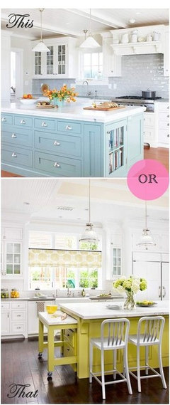 What color should our kitchen island be?
