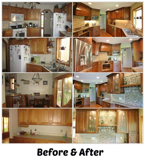 70S Kitchen Remodel Before And After - amarelogiallo