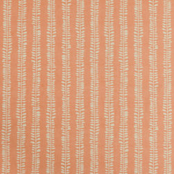 Lotta Papaya Roman blinds and curtains - Roman Shades