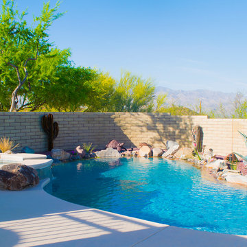 Custom Pools, Stream, Water Feature