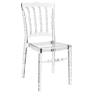 Compamia Opera Patio Dining Chair in Transparent Clear