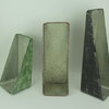 Distressed Red Green and Grey Vertical Wall Mounted Planters Set of 3