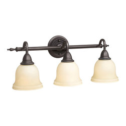 Belle Foret Model Montpellier Bath Collection - BF8383 3 Light Sconce - Bathroom Vanity Lighting