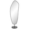 Arlon 70" Tall Irregular Mirror, Matte Black