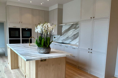 Inspiration for a contemporary kitchen in Kent.