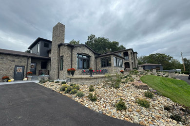 Example of a classic exterior home design in Other