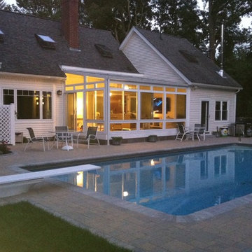 Created Connection to backyard along with improved traffic flow of house.