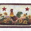 Morning Rooster Wicker Weave Sample 10"x15"