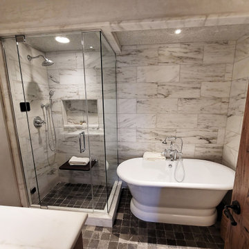 Tiled Bathroom - Tile & Installation by Exact Tile Inc