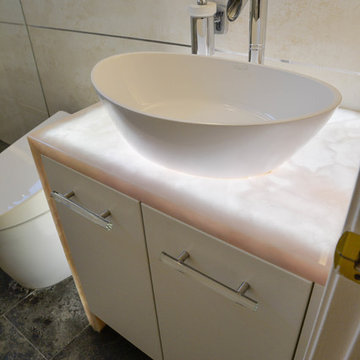 Inspiring Powder Bath Remodel