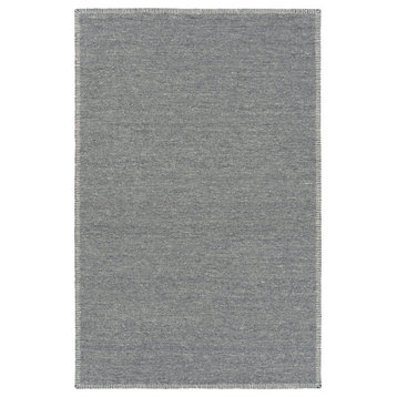 Kaleen Stark 4' x 6' Wool Indoor Area Rug, Grey