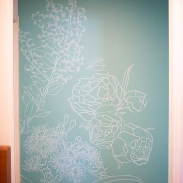 Custom Floral Wallpaper Mural