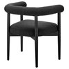 Keanu Fabric Dining Side Chair, Boucle Black