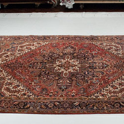 10&times;11 Persian Heriz Square Rug - Rugs