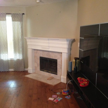 Flower Mound Fireplace Remodel