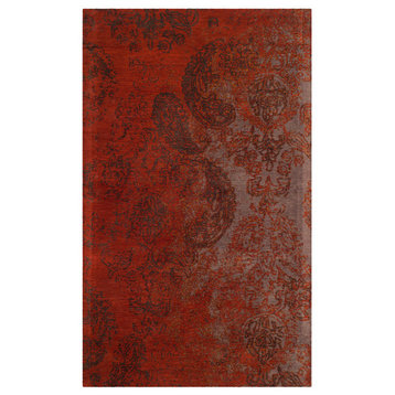 Safavieh Classic Vintage Collection CLV222 Rug, Rust/Brown, 3' X 5'