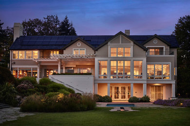 Transitional exterior home photo in Seattle