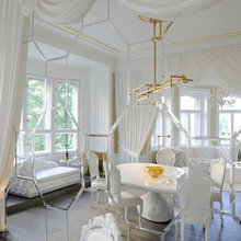 mirrored walls
