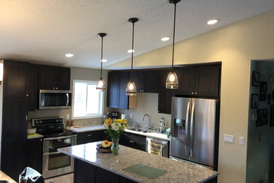 Example of a trendy kitchen design in Other