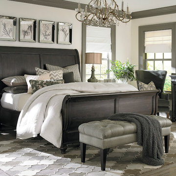 Emporium Sleigh Bed by Bassett Furniture