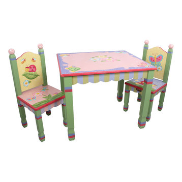 Kids Furniture Table and Set of 2 Chairs