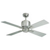 Emerson Fans Veloce Brushed Steel 46'' Wide Ceiling Fan with Light