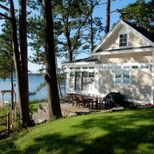 Cottage on a lake