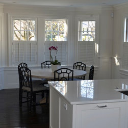 Custom Interior Shutters for Kitchen Window Treatments - Interior Shutters