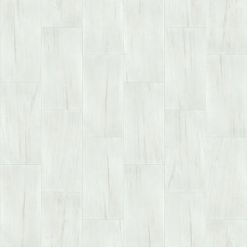 Shaw CS35W Range - 16" x 32" Rectangle Floor Tile - Matte Marble - Bianco