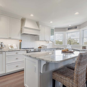 Colonial Maple Bright White Cabinets | Cabinets.com