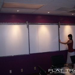 Flat track barn door hardware - Bulletin Boards And Chalkboards