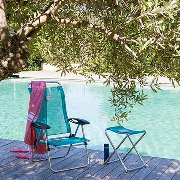 Cham'Elips Camping Armchair and Camping Stool