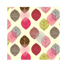 linear leaves bright wallpaper cream wallpaper by amel24 for sale on Spoonflower