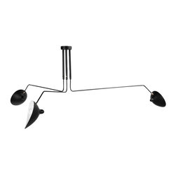 Astrom Ceiling Lamp | Black / Brass - Pendant Lighting
