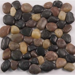 Bestview Dark Pebble Stone Mosaic 203198 - Tile