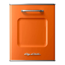 Big Chill Retro Dishwasher Panel- Orange - Dishwashers