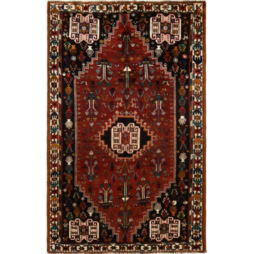 Persian Rug Shiraz 8'3"x5'4" Hand Knotted