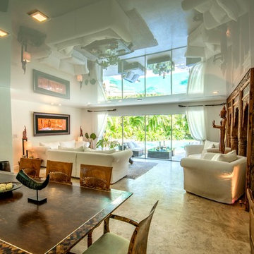 Miami Eclectic Living Room