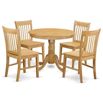 5-Piece Dinette Table Set, Dining Table for Small Spaces and 4 Dining Room Chair