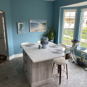 Beautiful Modern Kitchen Remodel Done With Cabinet Refacing