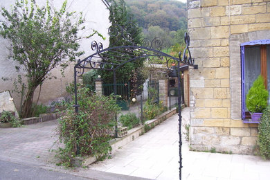 Idée de décoration pour une entrée tradition.