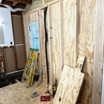 Current Canton water damaged main floor and Bathroom renovation