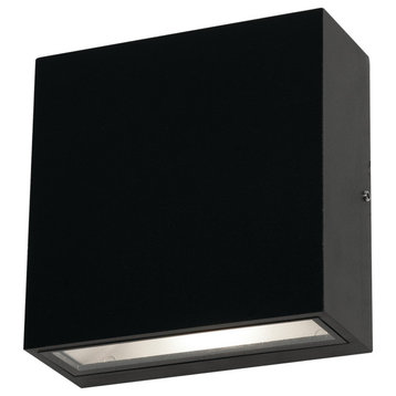 AFX DEXW060624L30MV Dexter 2 Light 6" Tall LED Outdoor Wall - Black