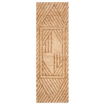 Safavieh Couture Organica Collection ORG705 Rug, Natural/Ivory, 2'6"x8'